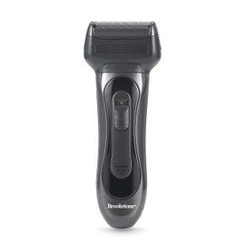 Brookstone - Electric Razor for Men, Foil Shaver, Precision Foil Blades, Comfortable Close Shave, Professional Quality (Black)