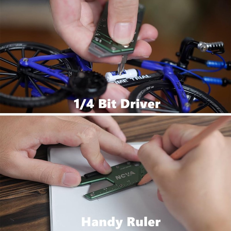Nova EDC Card Pocket Utility Knife for Cutting, Retractable Box