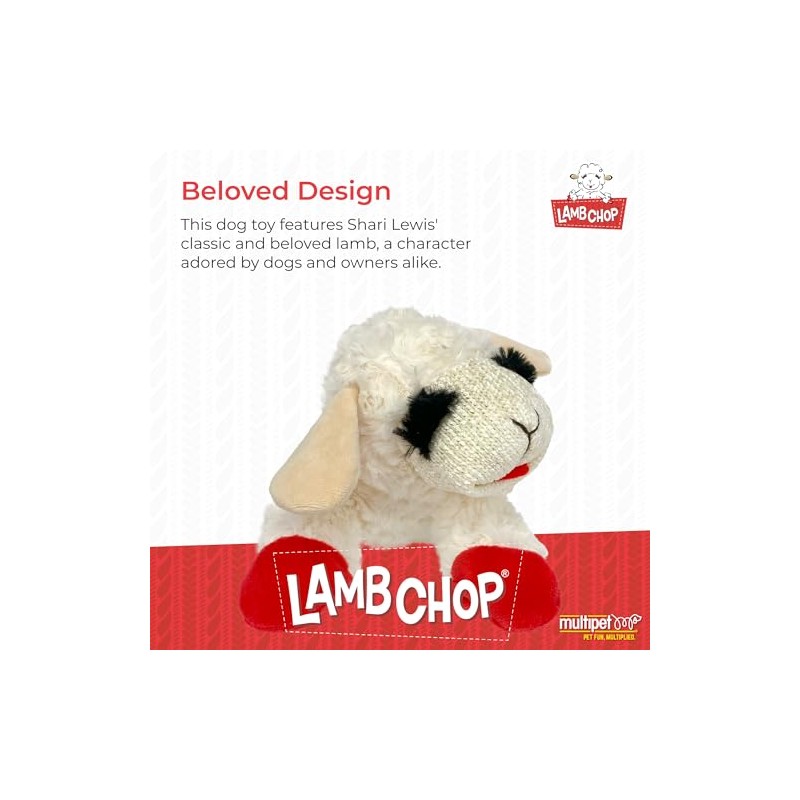 Multipet Plush Dog Toy, Lambchop