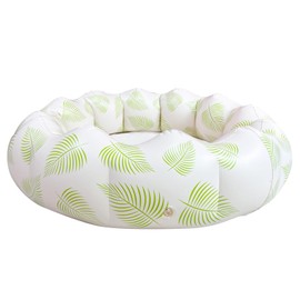 AirSwim Inflatable Baby Pool, Portable Paddling Baby Swimming Pool for Toddlers Ages 0-3 Years Girls and Boys, Indoor& Outdoor, Garden and Backyard Summer Water Party, 35.4x9.8 in (Green Leaves)