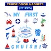 Cruise Ship Door Magnets [27 Pack] – Colourful, Cruise Themed