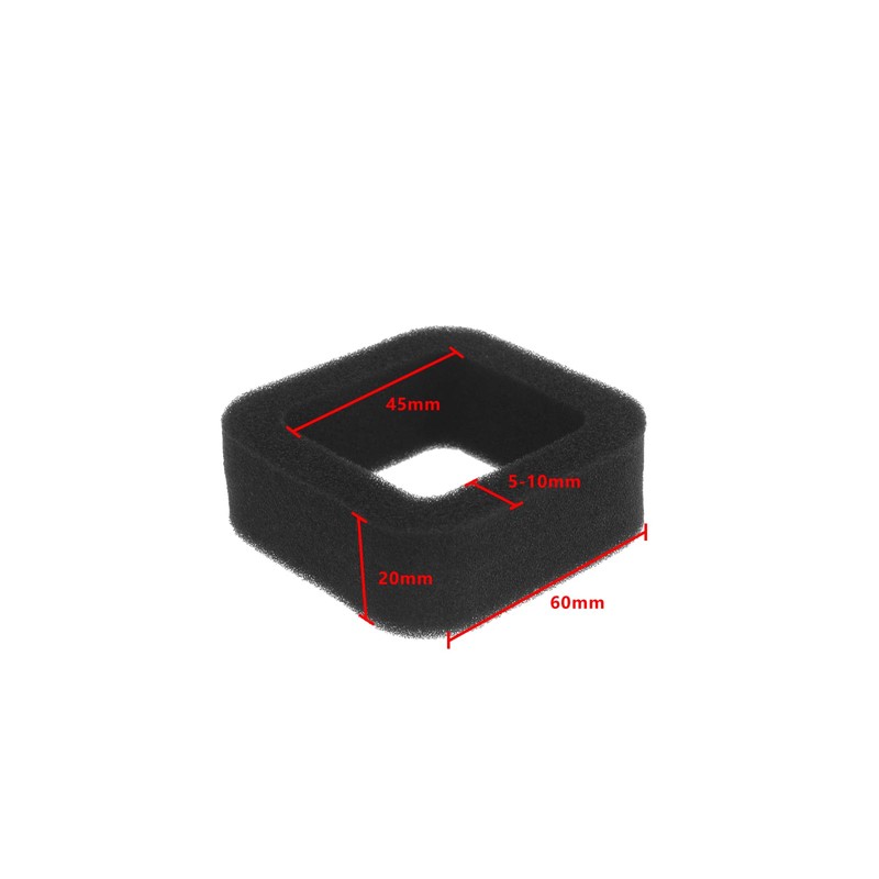 SG Store 4Pcs 45mm x 45mm Strimmer Air Filter Sponge