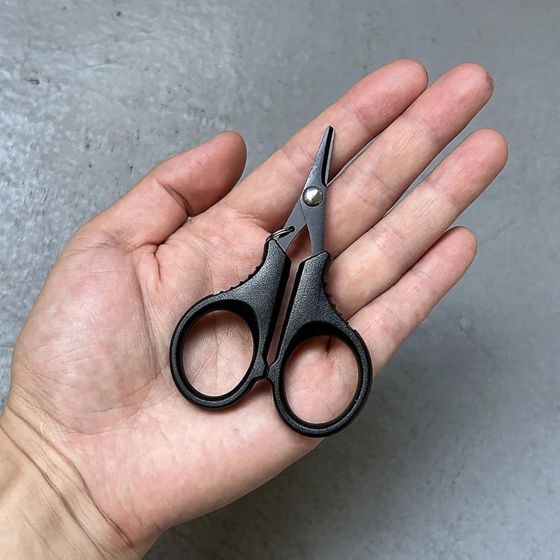 Fishing Braid Scissors, Stainless Steel Line Cutter for Saltwater &