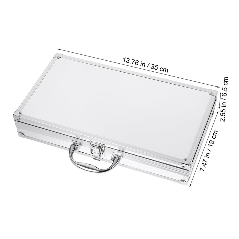 Levemolo Portable Aluminum Storage for Tools Metal Suitcase Locking Mechanism