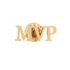 Stainless Steel Letters MVP Pin, MVP Chenille Lapel Pin Button