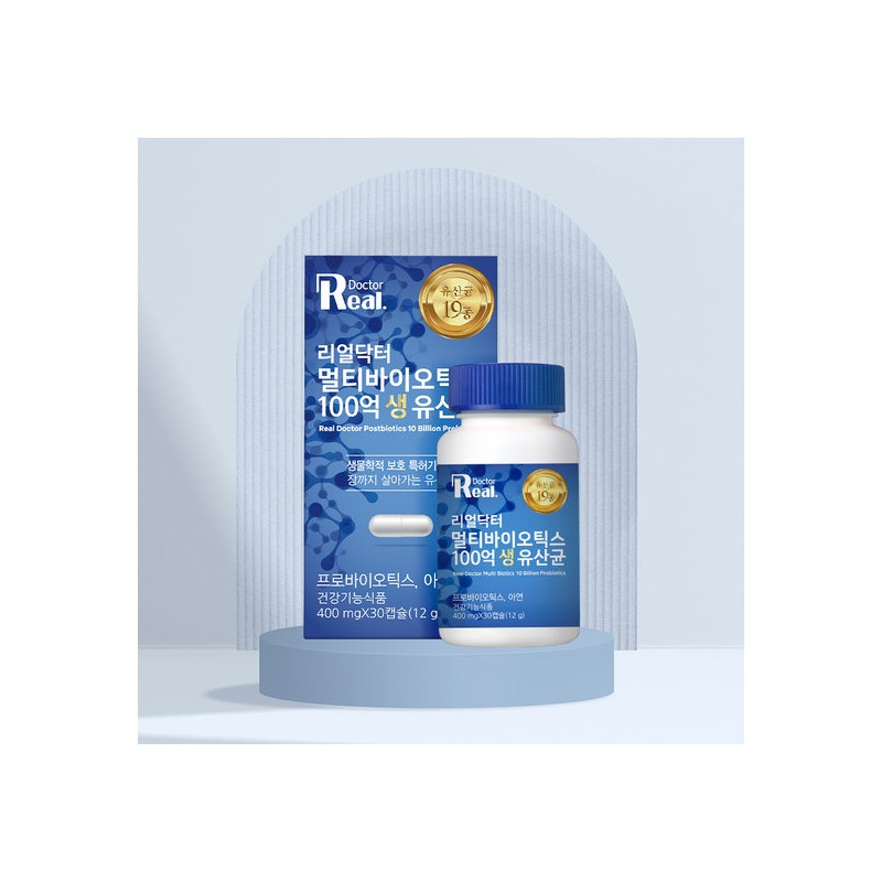 Real Doctor Multibiotics 10 Billion Live Probiotics 400mg x 30