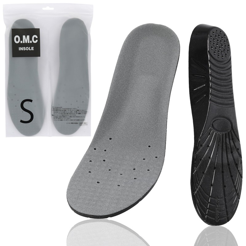 O.M.C. Tokyo Insole, with Ergonomic Impact Absorption, black