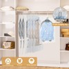 QH7 4 Pack Hanging Vacuum Storage Bags Space Saving Bags