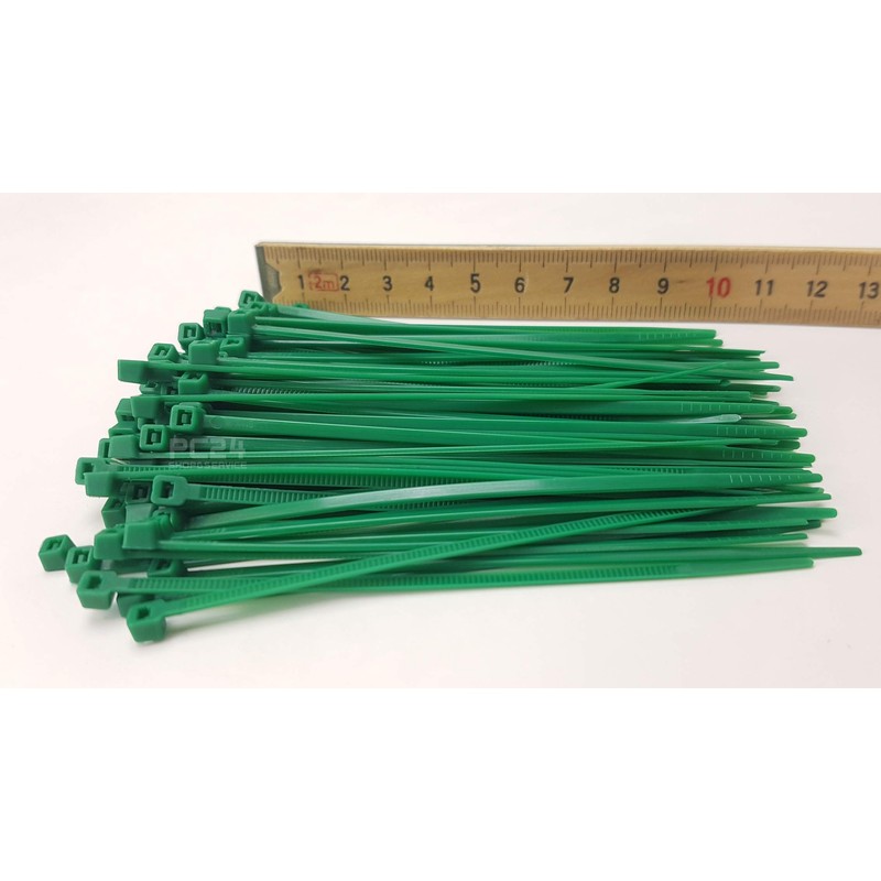 Cable Ties 100 mm Green Pack of 200 Premium Quality