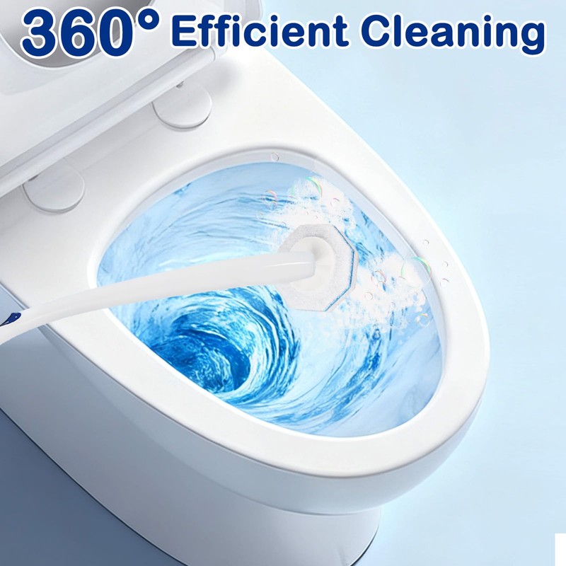 100 Count Toilet Bowl Brush Refills for Clorox, Upgrade 3-Layer
