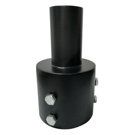 Tenon Slip Fitter Adapter for 4 inch Round Pole,Heavy Duty 2 3/8 Round Adapter for Led Parking Lot Light, Metal Outdoor Mounting Bracket, Shoebox Lighting, Street Light