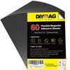 DIYMAG Adhesive Magnetic Sheets, |4" x 6"| 60 Packs, Flexible