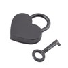 Mini Padlocks with Keys, 39 x 30 mm Small Heart