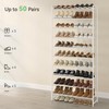 Nunsino Shoe Rack for Closet, Metal Shoe Organizer, 10 Tier