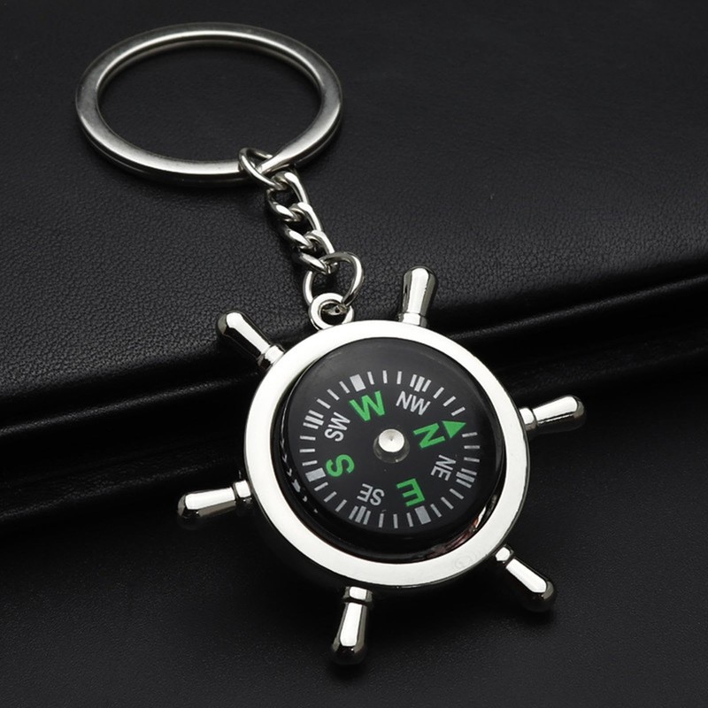 Portable Compass, Outdoor Survival Compass Keychain, Fine Grinding Process Compass