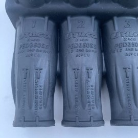 Utilco Ilsco PED4-350SS Multi-Tap Connector 4 Port 1 Side Entry 10 AWG to 350 MCM
