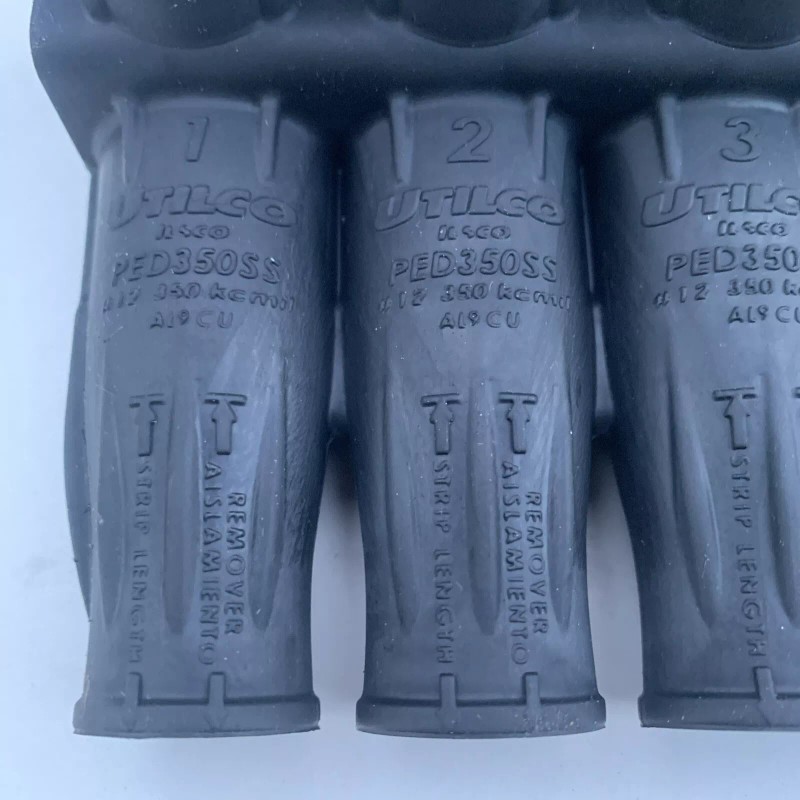 Utilco Ilsco PED4-350SS Multi-Tap Connector 4 Port 1 Side Entry