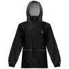 Zorax Black (13-14 Years) Waterproof Rain Suit Boys Girls Light