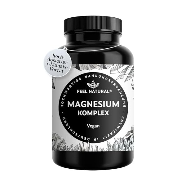 Feel Natural Magnesium Komplex C 180 Kapseln mit 400mg elementarem