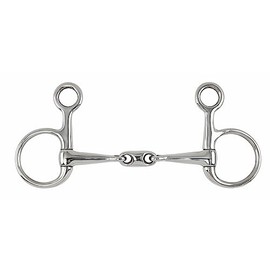 Shires Hanging Cheek Snaffle with Lozenge 5"