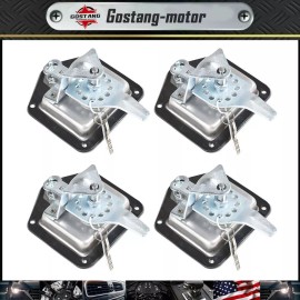 munirater 4 Pack Trailer Door Latch T-Handle Locking Camper RV Truck Tool Box w/Key