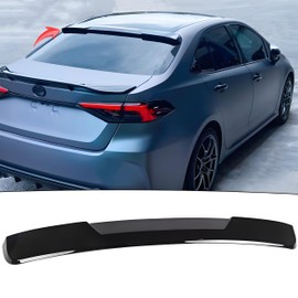 NEESPOC Rear Window Roof Spoiler Visor Wing Compatible with Toyota Corolla Sedan L/LE/SE/XLE/XSE 2020 2021 2022 2023 2024 2025 Top Wing Lip Accessories (Glossy Black)