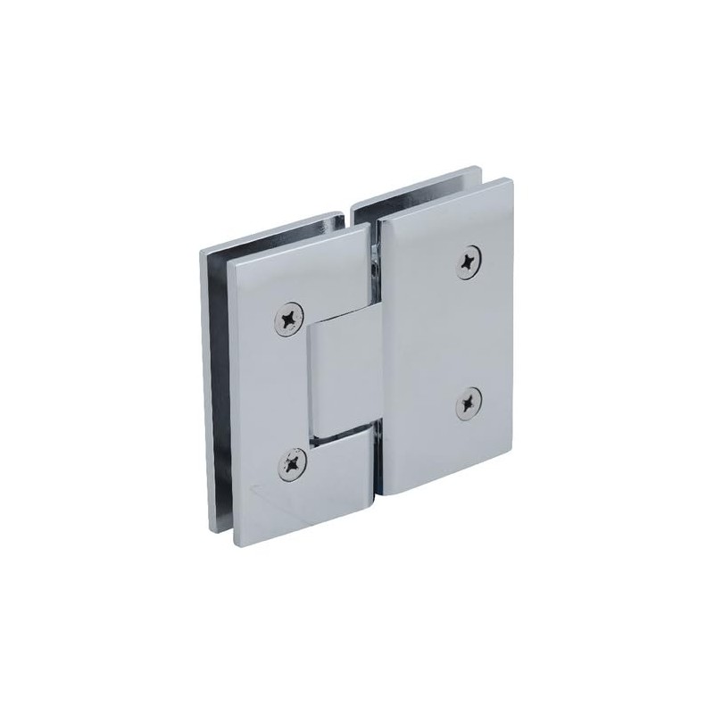 C.R. LAURENCE V1E180CH CRL Chrome Vienna 180 Series Glass-to-Glass Hinge