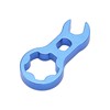 RISK 7pcs Titanium Alloy Bicycle Presta Valve Cap Strong Hardness