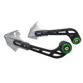 Motorcycle Handguard Extension, Anti-Drop Protector, Handlebar Guard, Motorcycle Remodeling Accessories (Green)