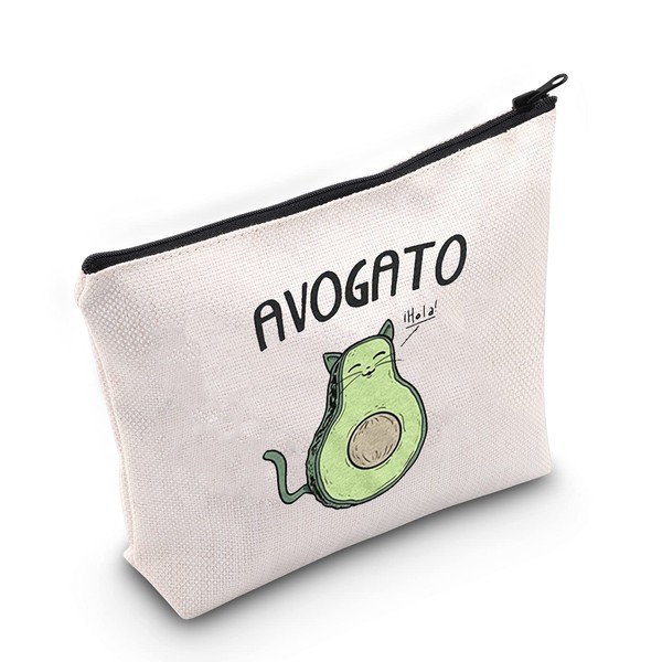 LEVLO Avocado Ihola Cosmetic Bag for Women and Girls, Avocado bag