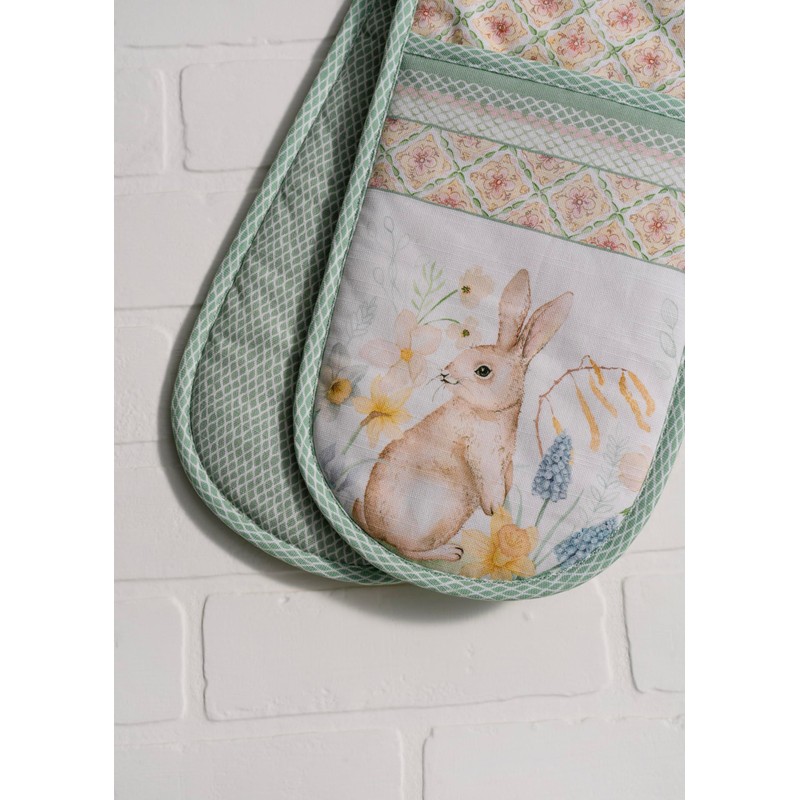 Maison d' Hermine Double Oven Mitts 100% Cotton 18cm x