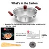Hawkins 4 Litre Deep Kadhai, Triply Stainless Steel Kadai with