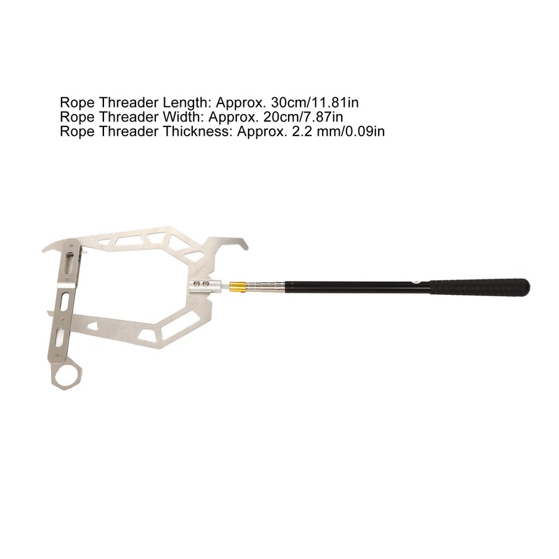 U Type Mooring Rope Threader Stainless Steel Dock Hook Cable