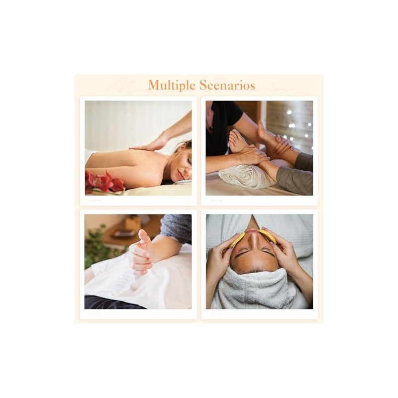Kesfey Kesfey 3-Piece Microfiber Massage Sheet Set, Light and Soft,