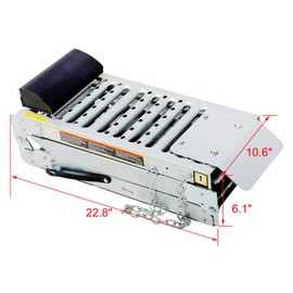 Donext 2 Sets Foldable Ferruginous Car Ramp, 1000lbs Portable Easy Fold Lightweight Ramp, for Car Truck SUV Motorcycle ATV Bearing