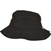 Flexfit Unisex Elastic Adjuster Bucket Hat, black