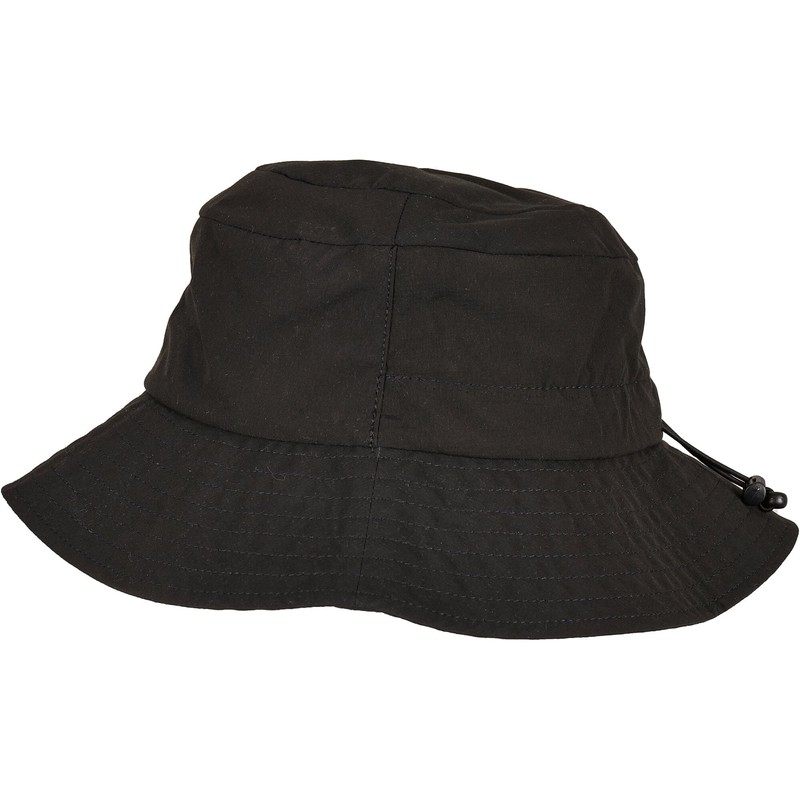 Flexfit Unisex Elastic Adjuster Bucket Hat, black