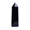 POWERTONE Natural Obsidian Gemstone Point, Hexagonal Column, Weight: 1.1 -