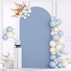 MODFUNS Dusty Blue Arch Backdrop Cover 3.3x6.6ft Spandex Arch Cover