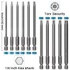 Torx Bit Set Hakkin 11Pcs 100mm Long Torx Bits Tamper