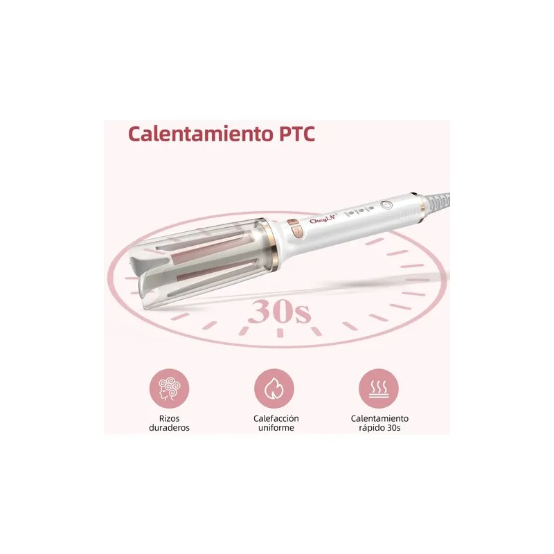 Rizadora Para Cabello Cerámica Automático 25mm- Actualizado