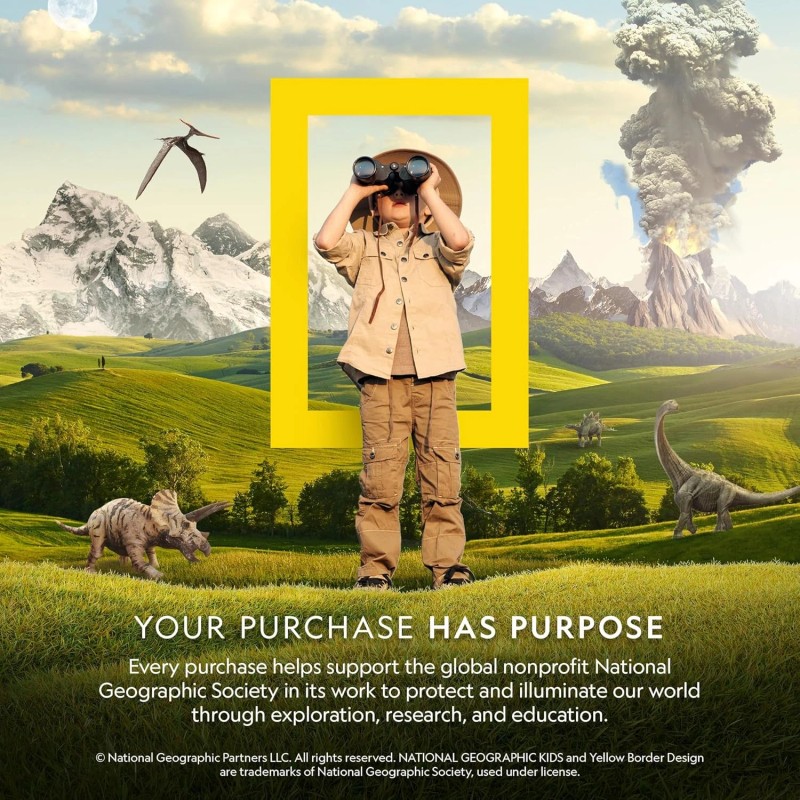National Geographic Gigantic Gemstone Dig Kit Excavate 100 Real Gems