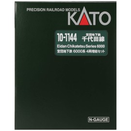 KATO N Gauge Chiyoda Line 6000 Series 10-1144 Train Model, 4-Car Set,