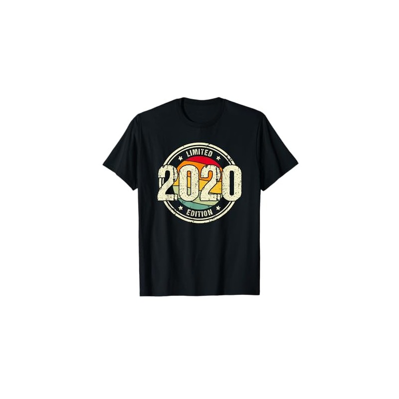 Retro 3 Years Vintage 2020 Limited Edition 3rd Birthday T-Shirt,