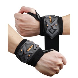 Jaffick 18" Professional Dual-Pressure Weightlifting Wrist Wraps with Heavy Thumb Loop for Men & Women - Wrist Support for Bench Press, Powerlifting, CrossFit, and Strength Training