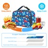 FlowFly Kids Lunch box Insulated Soft Bag Mini Cooer Back