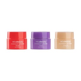 MCoBeauty Overnight Lip Mask - Deluxe Trio, Hydrating Lip Balm, Vegan, Cruelty Free Cosmetics