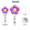 Rotating Badge Clip Stretchable Easy to Pull Suitable for Doctors,
