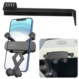 LUNQIN Car Phone Holder for Kia EV9 2024 2025 Auto Accessories Navigation Screen Bracket Interior Decoration Dash Board Mobile Cell Phone Mount