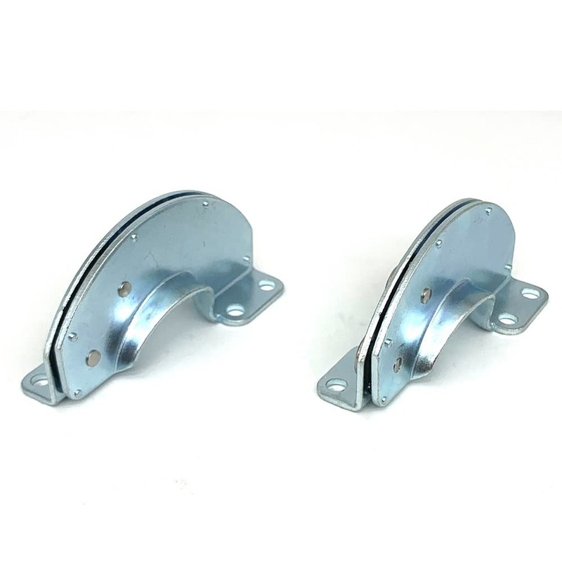 KAFENDA [2 pcs] Door Hinge Industrial Hinges Semi-Circular Door Hinges